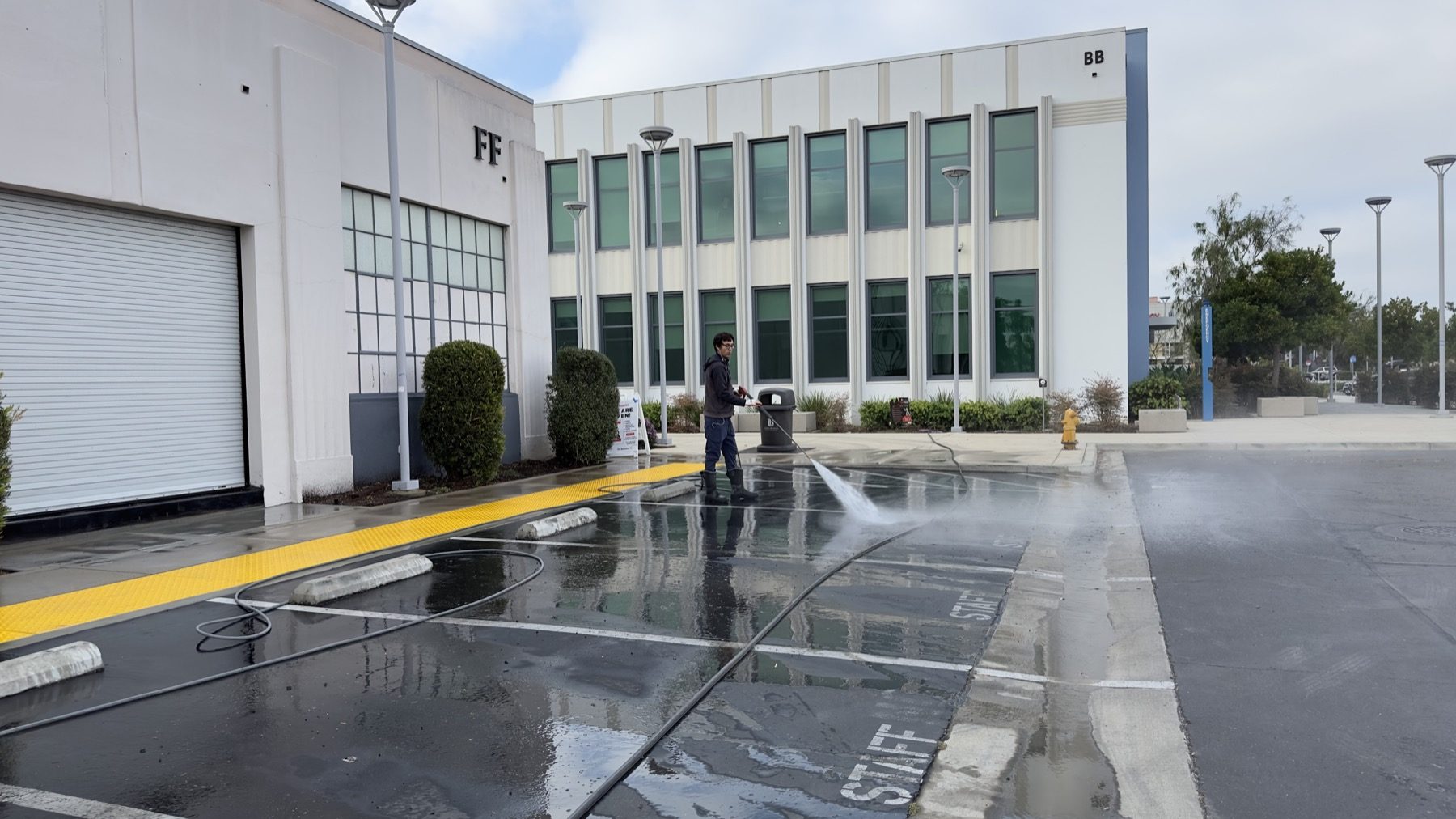 Loading Dock Pressure Washing